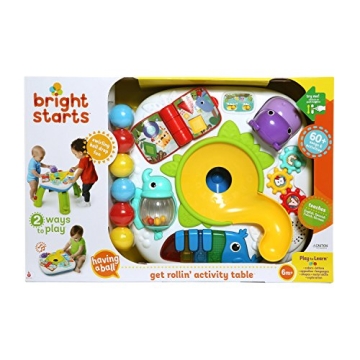 Bright Starts Activity Table for Babies 6M+ with 60+ Songs