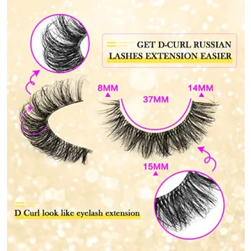 Fluffy D Curl Cat Eye False Eyelashes by zanlufly