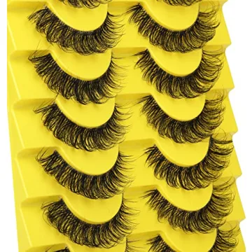 Fluffy D Curl Cat Eye False Eyelashes by zanlufly