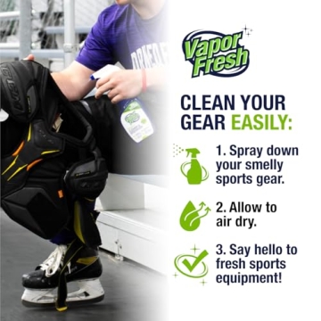 Vapor Fresh Sports Cleaner and Deodorizer for Gym Gear