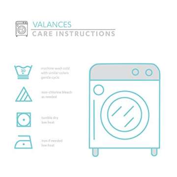 Lush Decor Melody Bow Window Curtain Valance, 18" x 52" + 2" Header, Blush