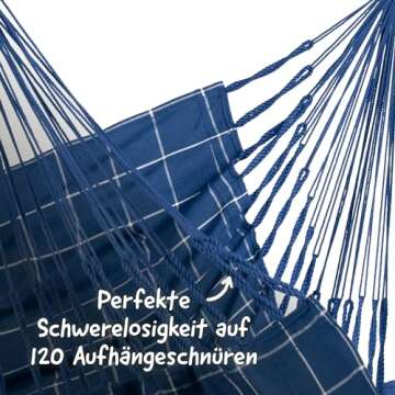 LA SIESTA King Domingo Swing Chair - Weatherproof Comfort