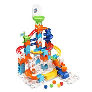 VTech Marble Rush, Marble Course Set – S100 Adventure Set – Construction – for Ages 4 Years an...