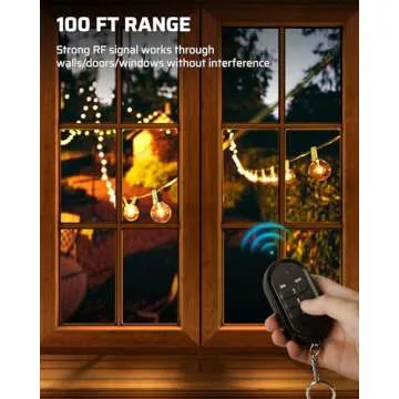 DEWENWILS Outdoor Wireless Remote Control Outlet Kit, Waterproof Electrical Plug for Indoor Outdoor Lights, Separately Controlled 3 Pack Receivers, 100 Feet RF Signal, UL Listed