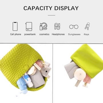 Stylish Vegan Leather Tote Handbag for Women in Green