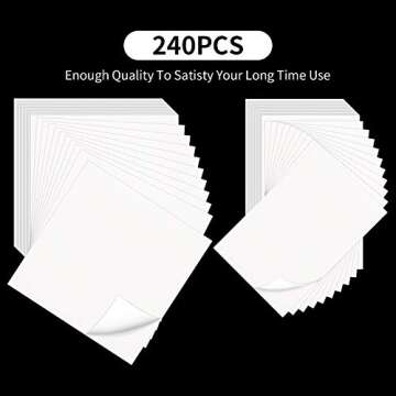 150 Sheets Diamond Painting Release Paper Double-Sided Release Paper Non-Stick Diamond Painting Cover Paper with 2 Pieces Diamond Painting Fix Tools for Diamond Embroidery Accessories, 5.9 x 3.9 Inch