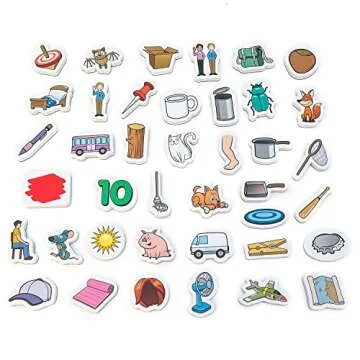 Junior Learning CVC Objects Set for Ages 4-5 - 40 Pieces