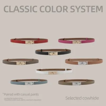 FENLDY Adjustable Thin Belts for Women Stylish & Versatile