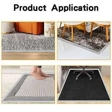 Self-Adhesive Carpet to Tile Transition Strip - Easy Installation