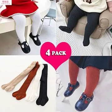 Stylish CECORC Baby Tights for Girls 0-10 Years