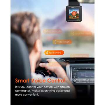 Vantrue E1 Mini Dash Cam with WiFi and GPS Tracking