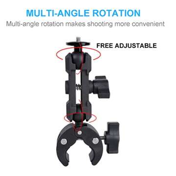 PellKing Motorcycle Mount for Insta360 Go 3,X4/X3/X2