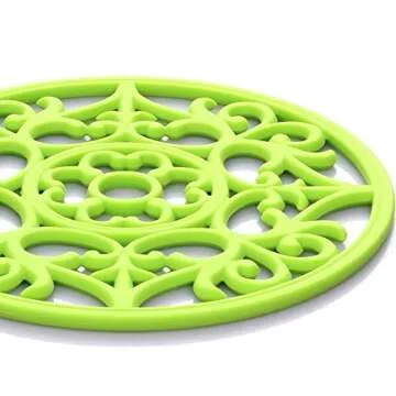 Premium Silicone Trivets Set for Hot Dishes - Safe & Durable