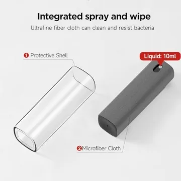 YTT Screen Cleaner Spray & Wipe for Crystal Clear Screens