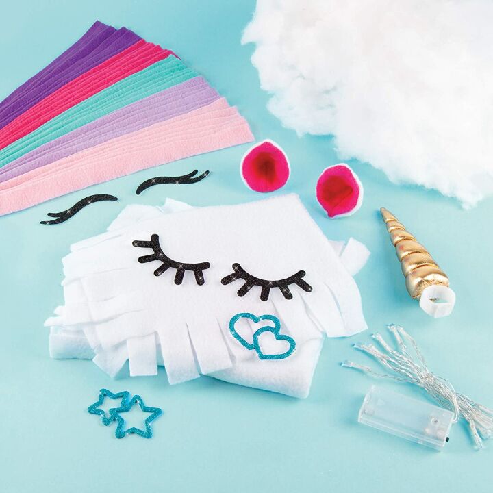 DIY Glowing Unicorn Pillow Crafts Kit for Kids