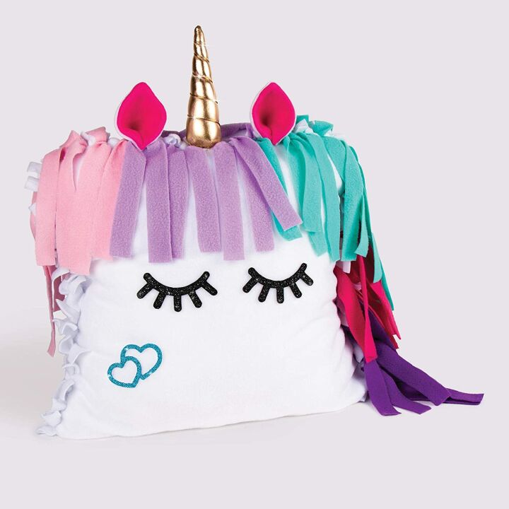 DIY Glowing Unicorn Pillow Crafts Kit for Kids