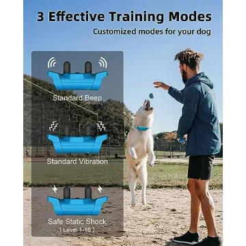 Bousnic 4000FT Dog Training Collar with Remote Safe Modes
