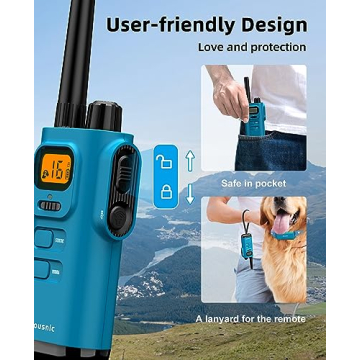 Bousnic 4000FT Dog Training Collar with Remote Safe Modes