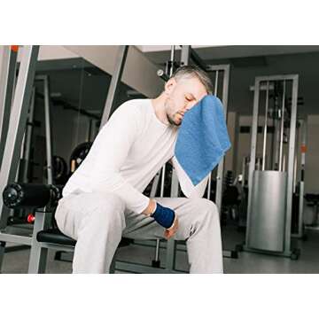 Utopia 60 Pack Cotton Washcloths Set - Premium Comfort