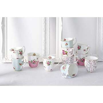 Royal Albert Rose Confetti Vintage Mug