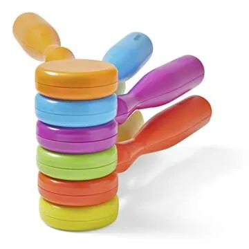 hand2mind Magnetic Wands for Kids, Magnet Wands, Magnets for Kids Science, Magnets with Wand, Magnets for Teaching, Preschool Science, Magnet with Handle, Science Classroom Supplies (Set of 6)