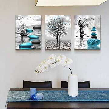 Inspirational Canvas Wall Art Ready to Hang in 3 Panels