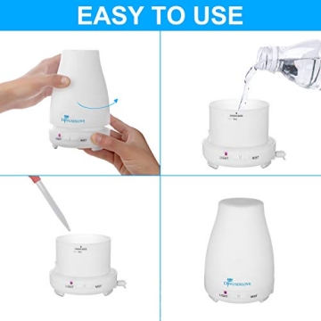 Diffuserlove Essential Oil Diffuser Set with Remote Control