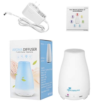 Diffuserlove Essential Oil Diffuser Set with Remote Control