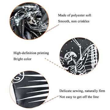 KJHL Skull Tapestry Large Gothic Butterfly Aesthetic