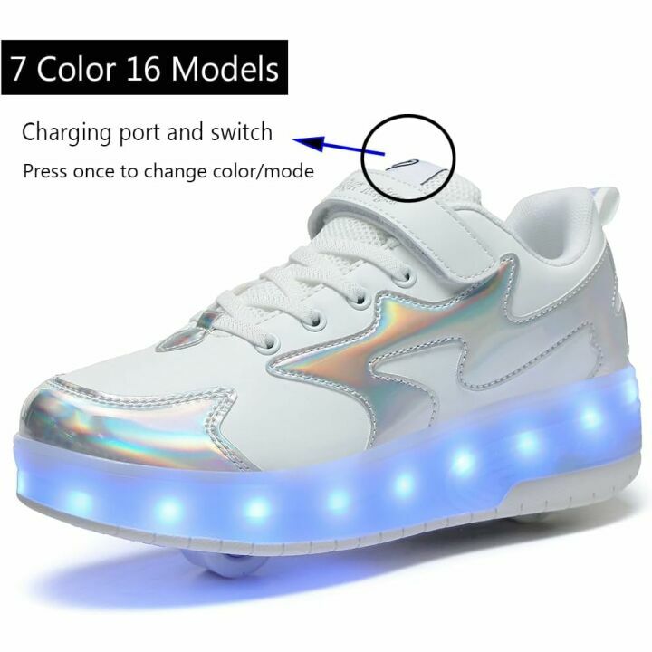 Kids Light Up Roller Shoes with LED Wheels