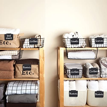 Plastic Clip on Removable Labels with Chalk Markers