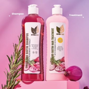 NATURAL SANT Onion Biotin Rosemary Shampoo & Treatment Set