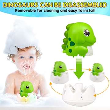 Gigilli Bath Toys: Fun Dinosaur Sprinkler for Kids 1-3 Years
