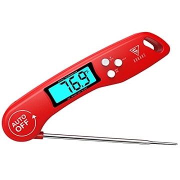 DOQAUS Digital Meat Thermometer, Instant Read Food Thermometers for Cooking, Kitchen Probe with Back...