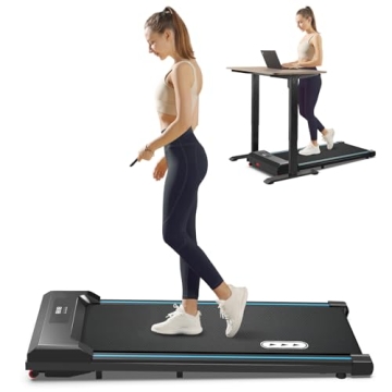 REDLIRO Walking Pad Treadmill - Under Desk Treadmill for Home Office - Mini Treadmills with 265lbs C...