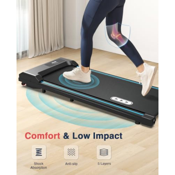 REDLIRO Walking Pad Treadmill for Home Office Fitness