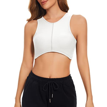 Stylish MISSACTIVER Women's Workout Tank Top with Shelf Bra