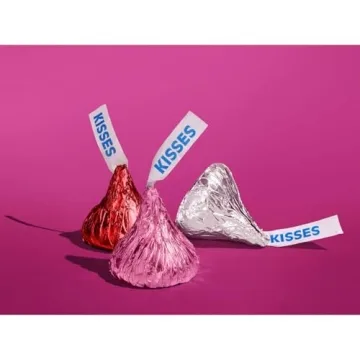 HERSHEY'S Kisses Milk Chocolate Candy Heart Box 6.5 Oz