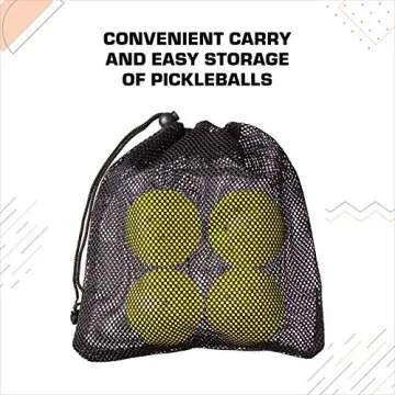 Amazin' Aces Pickleball Classic 4-Piece Wooden Paddle & Racket Set with Cushion Grip - 4 Balls & Bag for All Levels - Pickleball Paddles