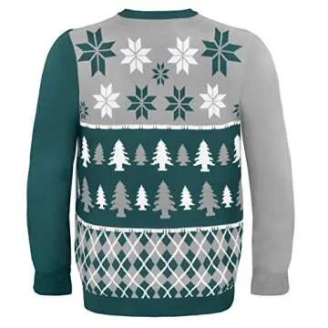 FOCO NFL Philadelphia Eagles BUSY BLOCK Ugly Sweater for Game Day Enthusiasts