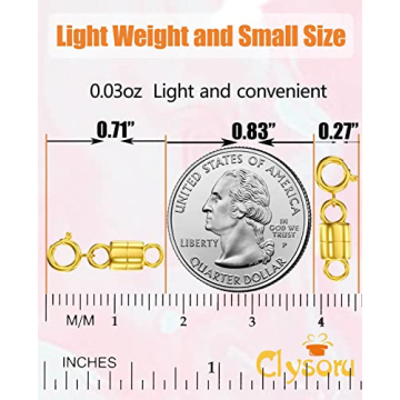 Clysoru Magnetic Clasps for Effortless Jewelry Wearing