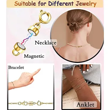 Clysoru Magnetic Clasps for Effortless Jewelry Wearing
