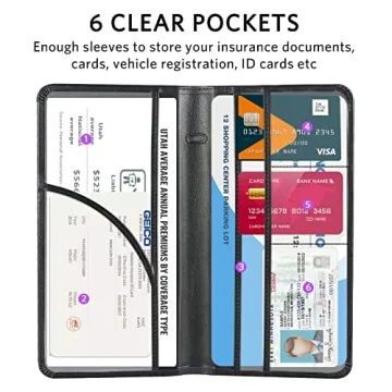 Car Registration and Insurance Holder for Vehicles