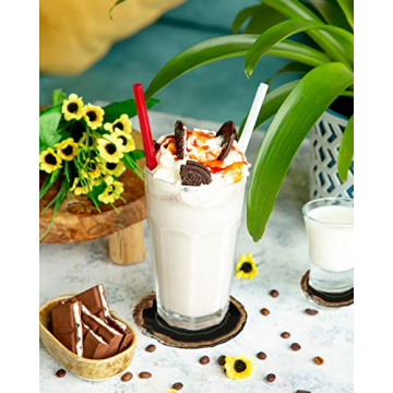 JIC Gem Natural Agate Coasters Set 4 - Unique Home Décor