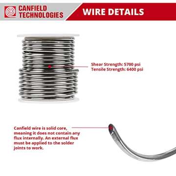 Canfield 60/40 solder for stained glass 4 Lb. Pack