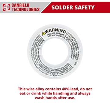 Canfield 60/40 solder for stained glass 4 Lb. Pack