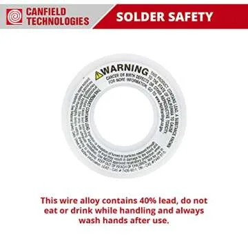 Canfield 60/40 solder for stained glass 4 Lb. Pack