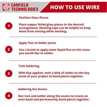 Canfield 60/40 solder for stained glass 4 Lb. Pack