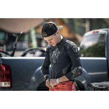 G-Form Pro-X Elbow Pads(1 Pair), Black Logo, Youth Small/Medium