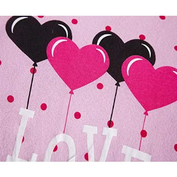 KikizYe Valentine's Day Pajamas for Little Girls